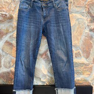 kut from the kloth jeans Womens Size 6 Blue Cuffs